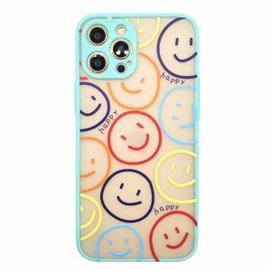 iPhone 12 Case iPhone 12 Pro Case iPhone 12 Pro Max Case Smiley Mint Green